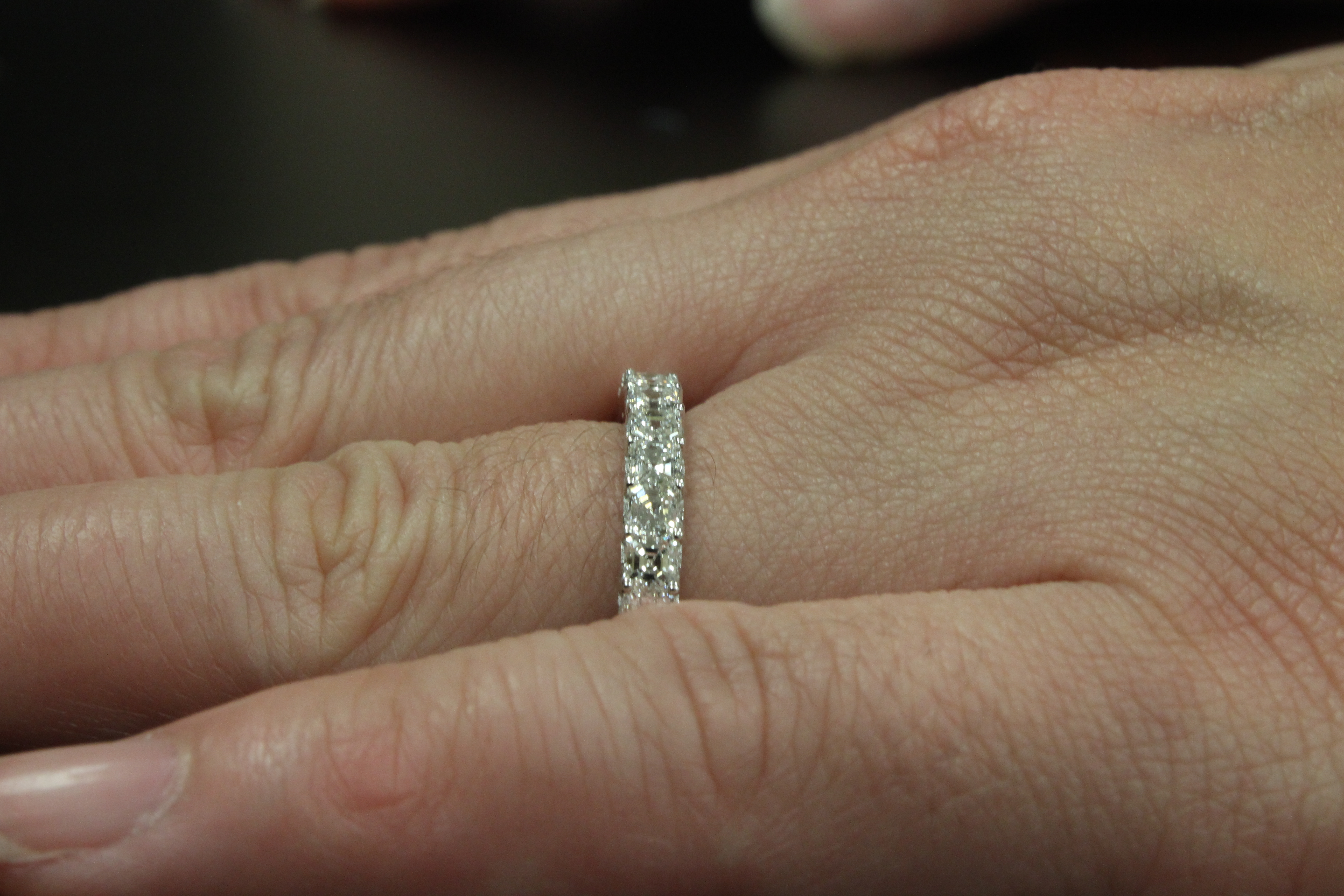 Asscher Cut Diamond Eternity Band